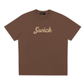 Sorona Quick-Dry Cooling Swick Tee Tan Logo