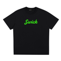 Sorona Quick-Dry Cooling Swick Tee Neon Green Logo