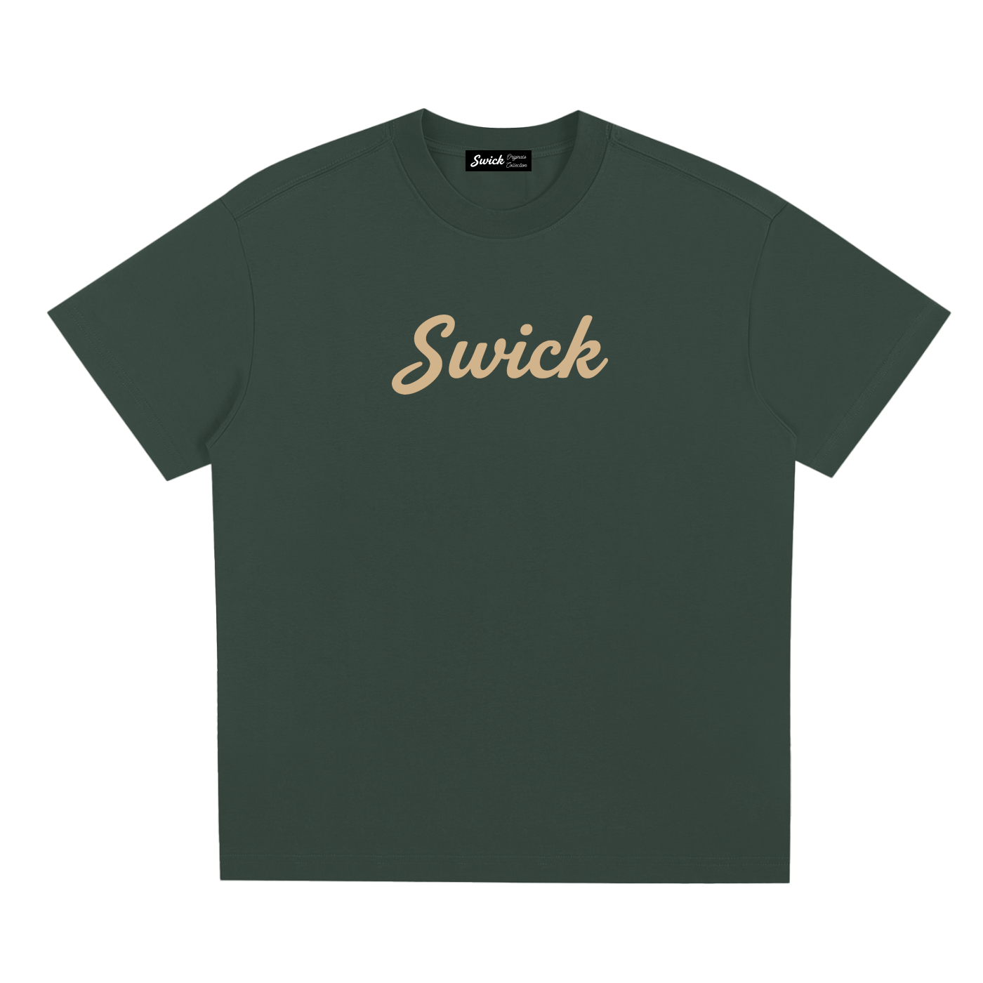 Sorona Quick-Dry Cooling Swick Tee Tan Logo