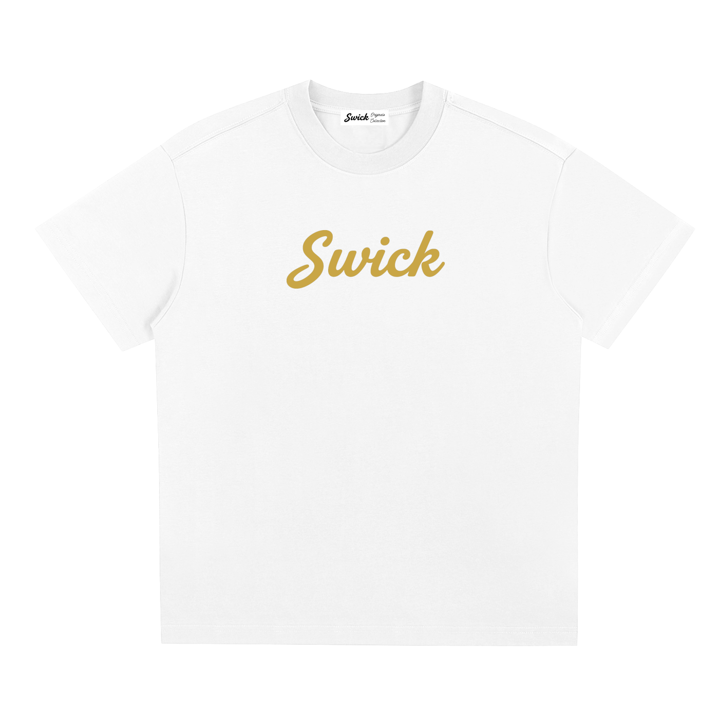 Sorona Quick-Dry Cooling Swick Tee Gold Logo