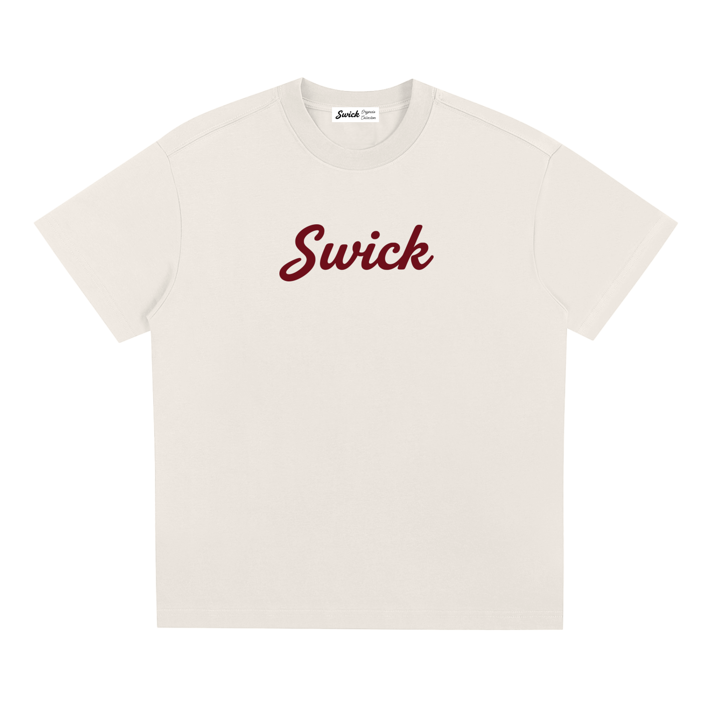 Sorona Quick-Dry Cooling Swick Tee Deep Maroon Logo