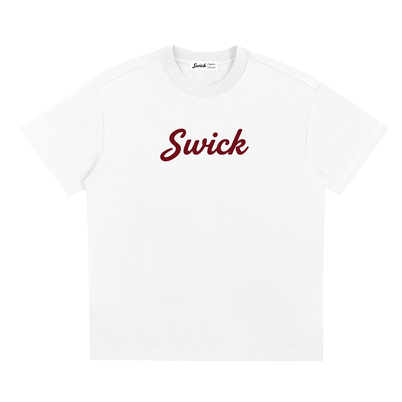 Sorona Quick-Dry Cooling Swick Tee Deep Maroon Logo