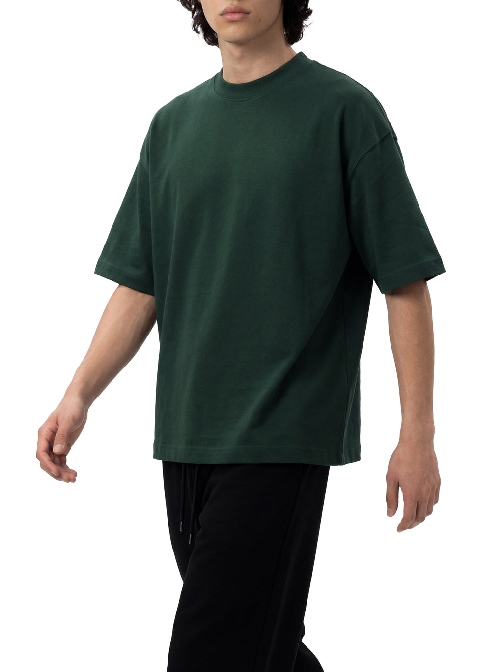 Swick Oversized Heavyweight Boxy T-Shirt Cream Logo
