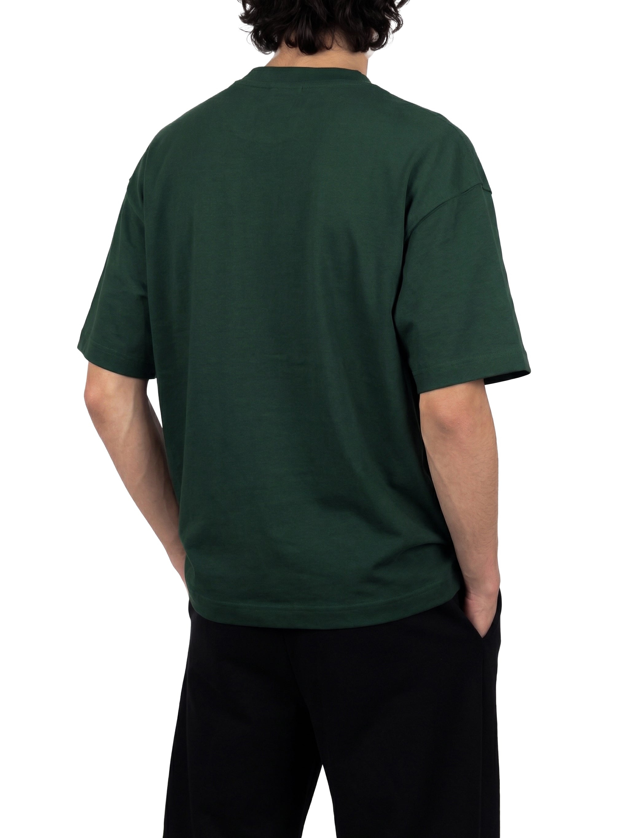 Swick Oversized Heavyweight Boxy T-Shirt Black Logo