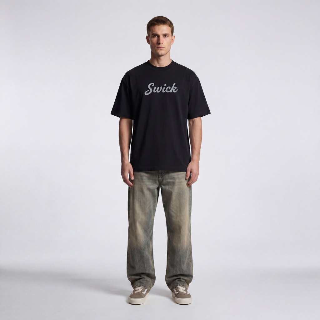 Sorona Quick-Dry Cooling Swick Tee Grey Logo