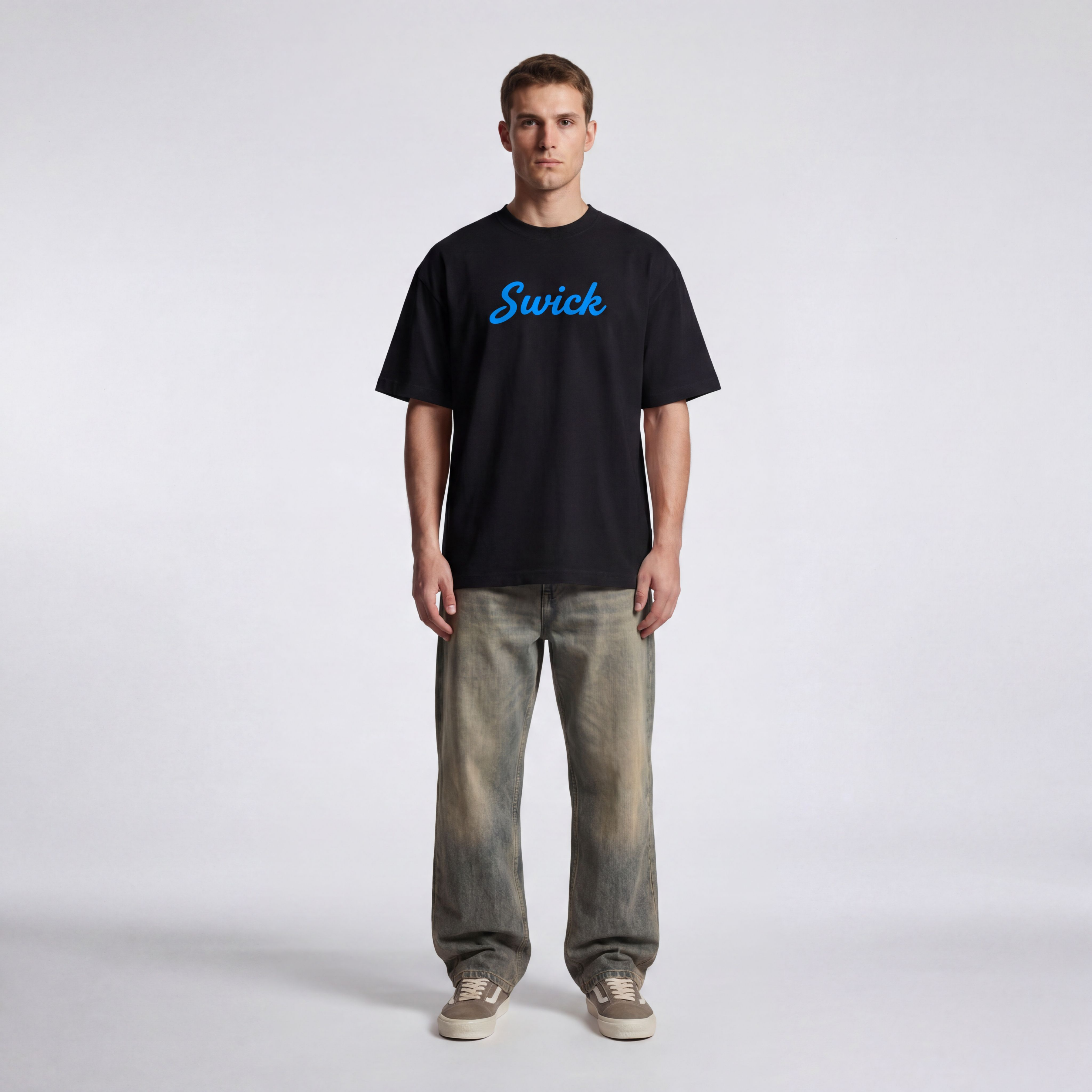 Sorona Quick-Dry Cooling Swick Tee Electric Blue Logo