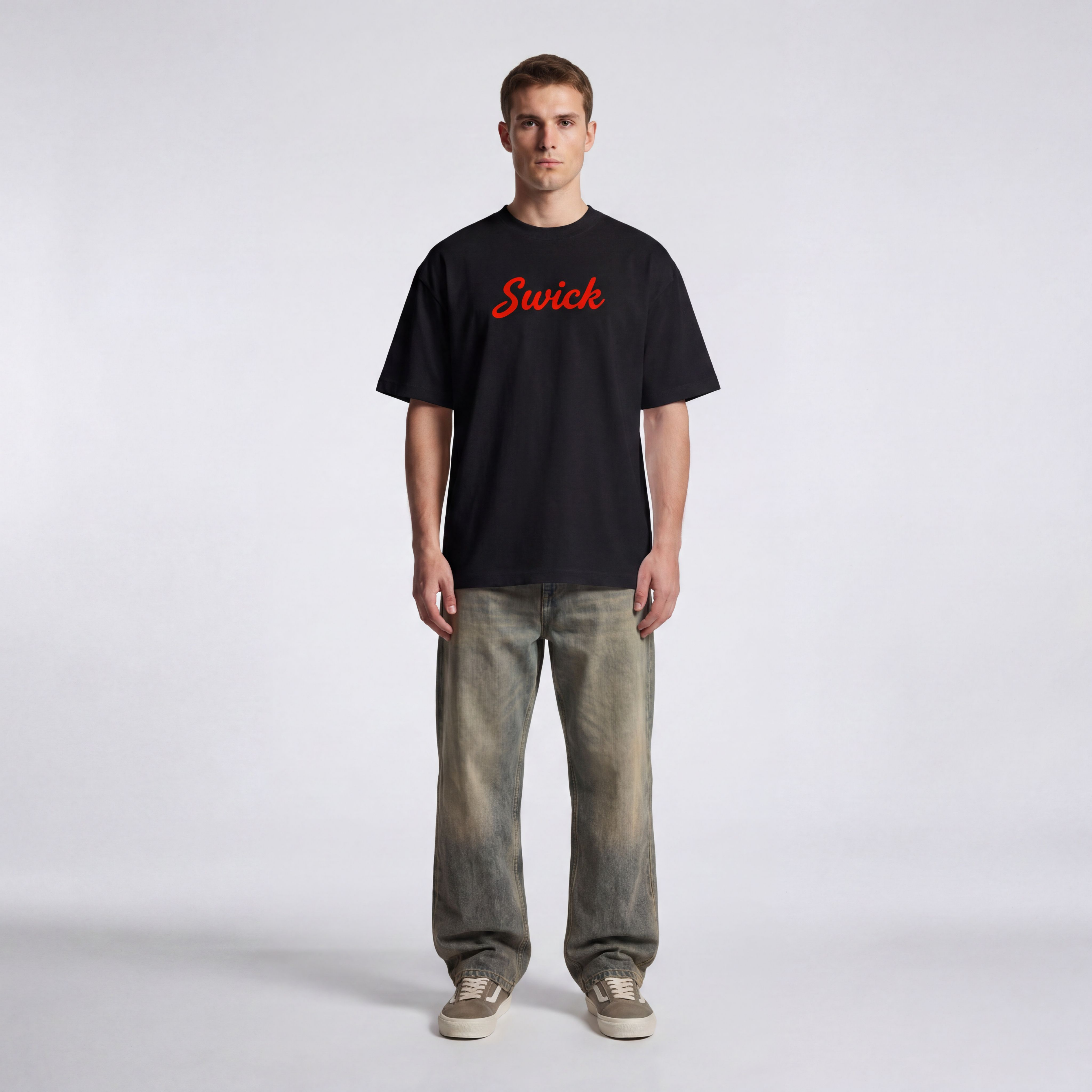 Sorona Quick-Dry Cooling Swick Tee Electric Red Logo