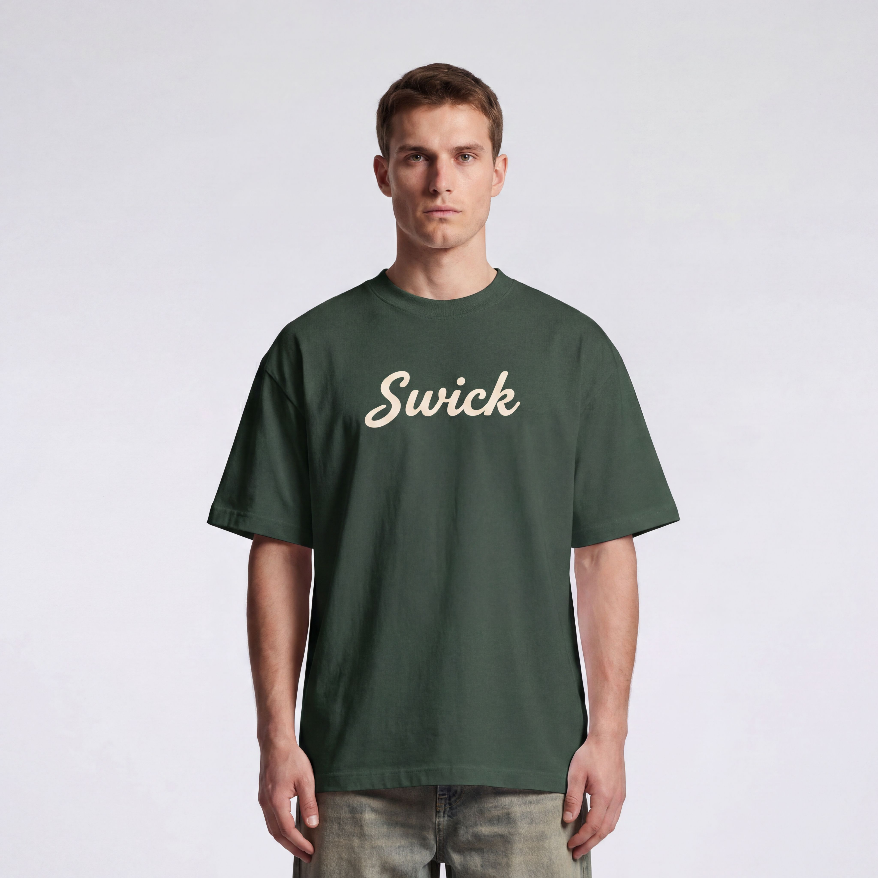 Sorona Quick-Dry Cooling Swick Tee Cream Logo
