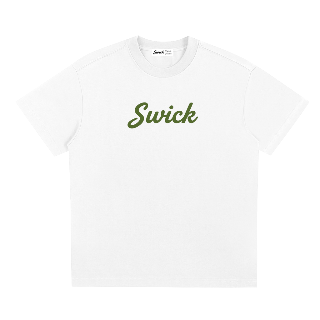 Sorona Quick-Dry Cooling Swick Tee Olive Green Logo
