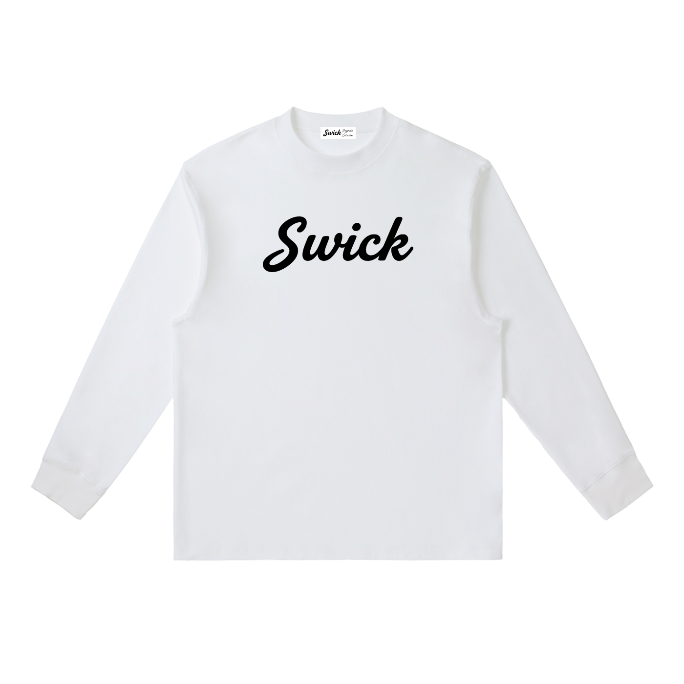 Swick Essential Long-Sleeve Tee Black Logo