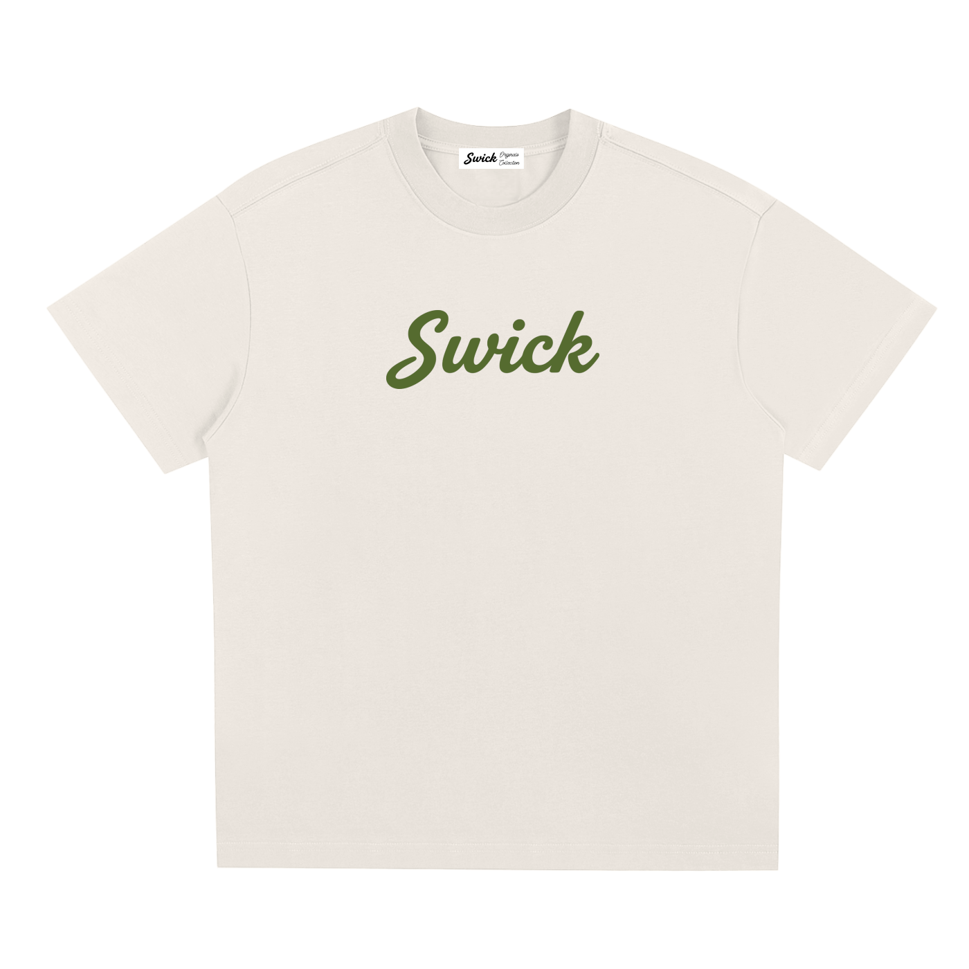 Sorona Quick-Dry Cooling Swick Tee Olive Green Logo