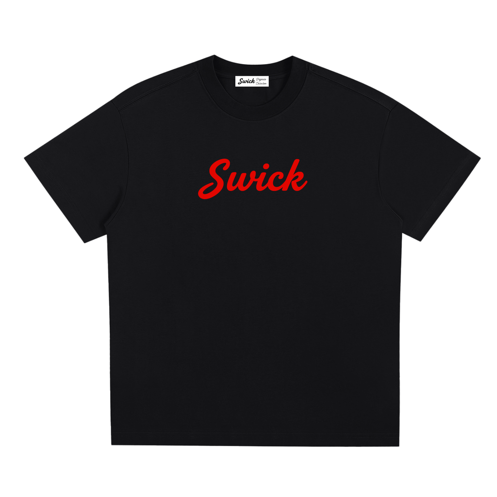 Sorona Quick-Dry Cooling Swick Tee Electric Red Logo