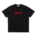 Sorona Quick-Dry Cooling Swick Tee Electric Red Logo