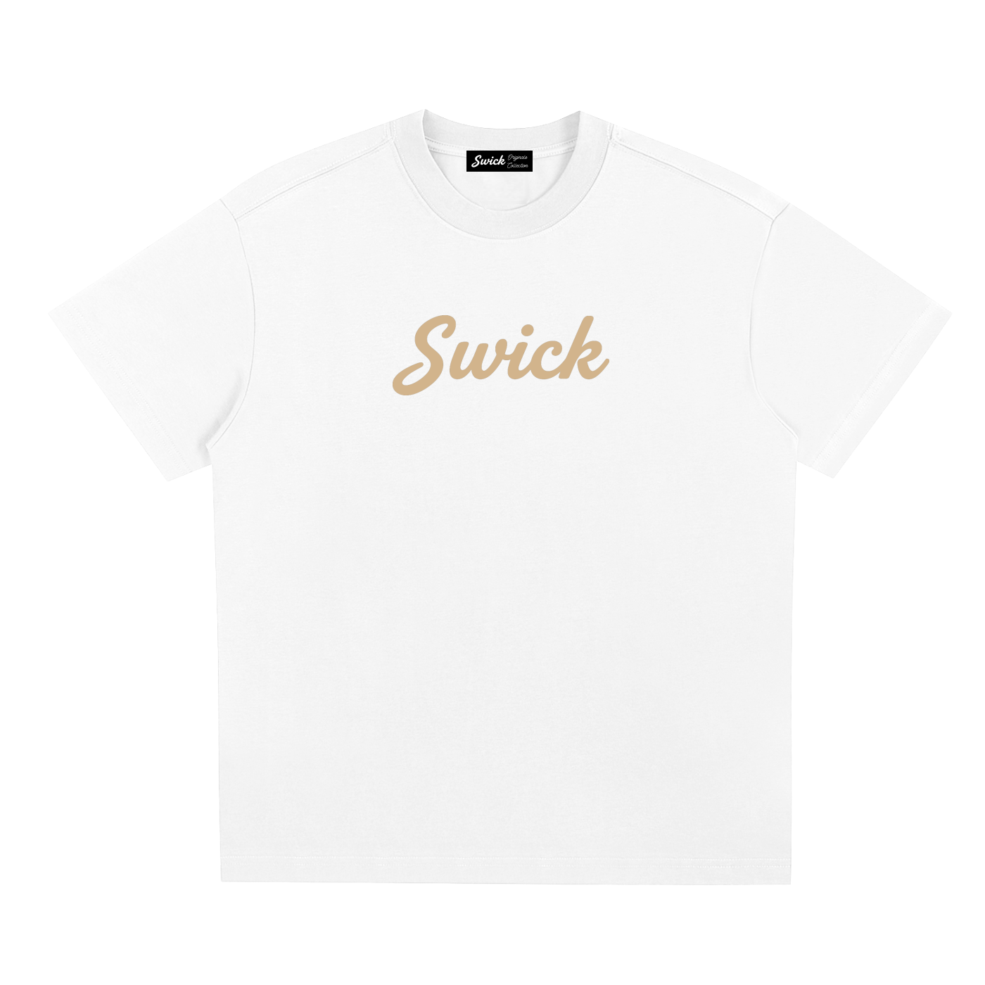 Sorona Quick-Dry Cooling Swick Tee Tan Logo