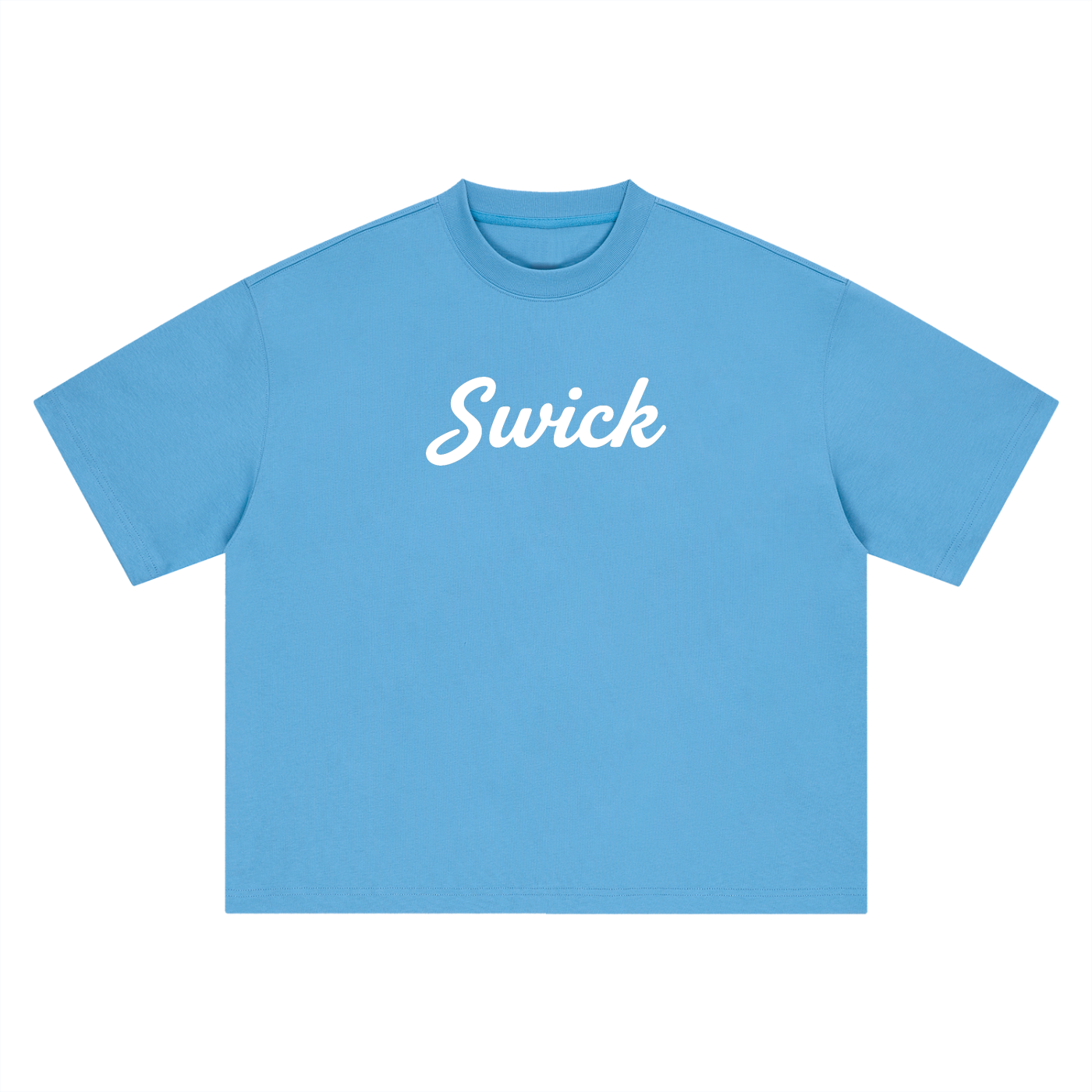 Swick Oversized Heavyweight Boxy T-Shirt White Logo