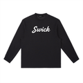 Swick Essential Long-Sleeve Tee White Logo