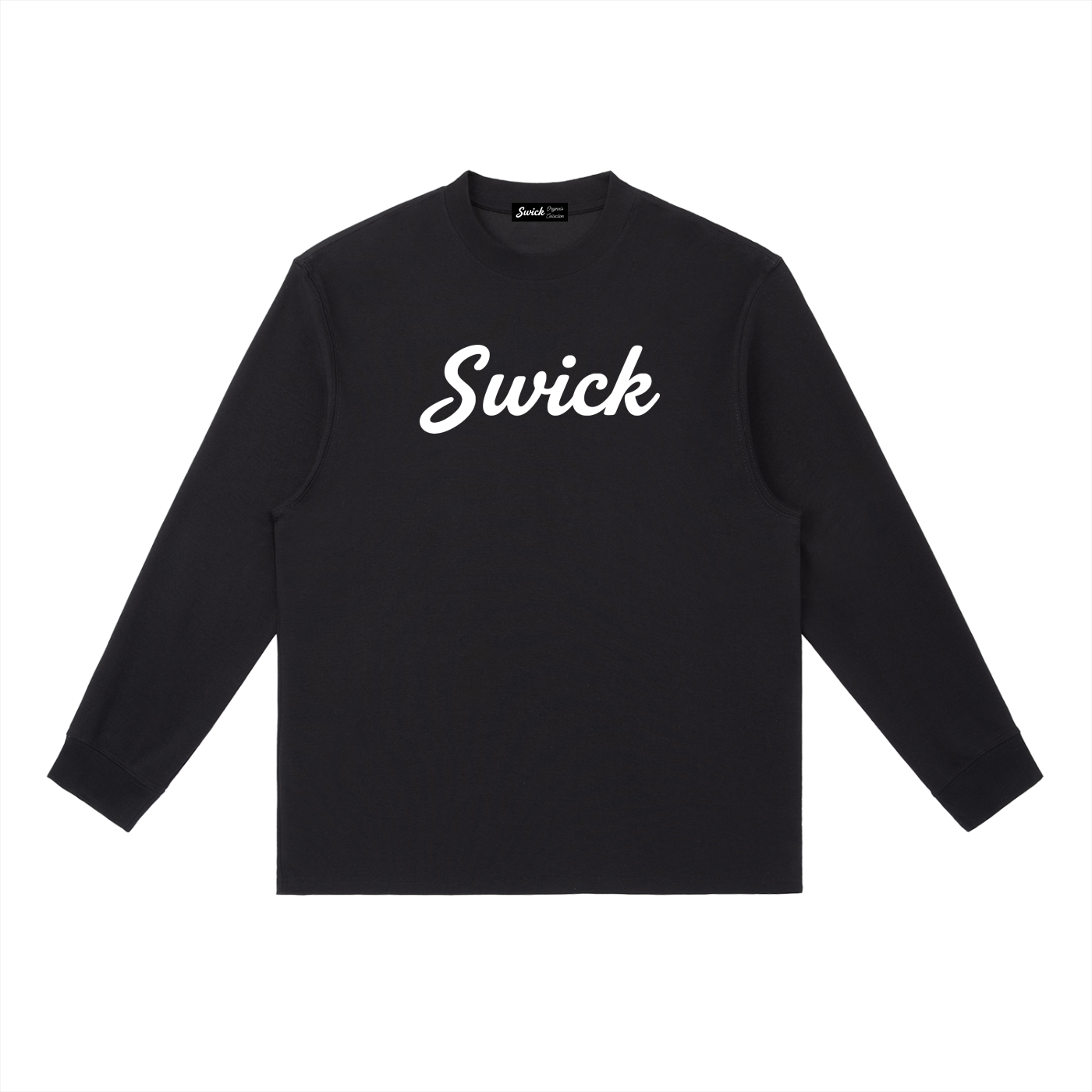 Swick Essential Long-Sleeve Tee White Logo