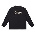 Swick Essential Long-Sleeve Tee Cream Logo